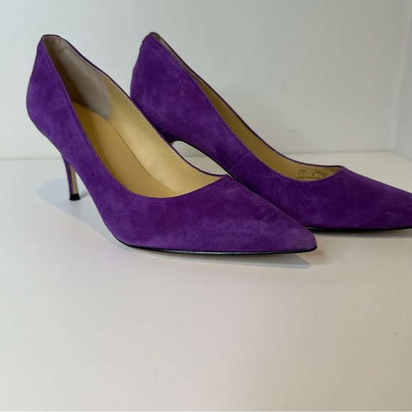 Ivanka Trump purple suede pumps women’s size 9M - Picture 16 of 16